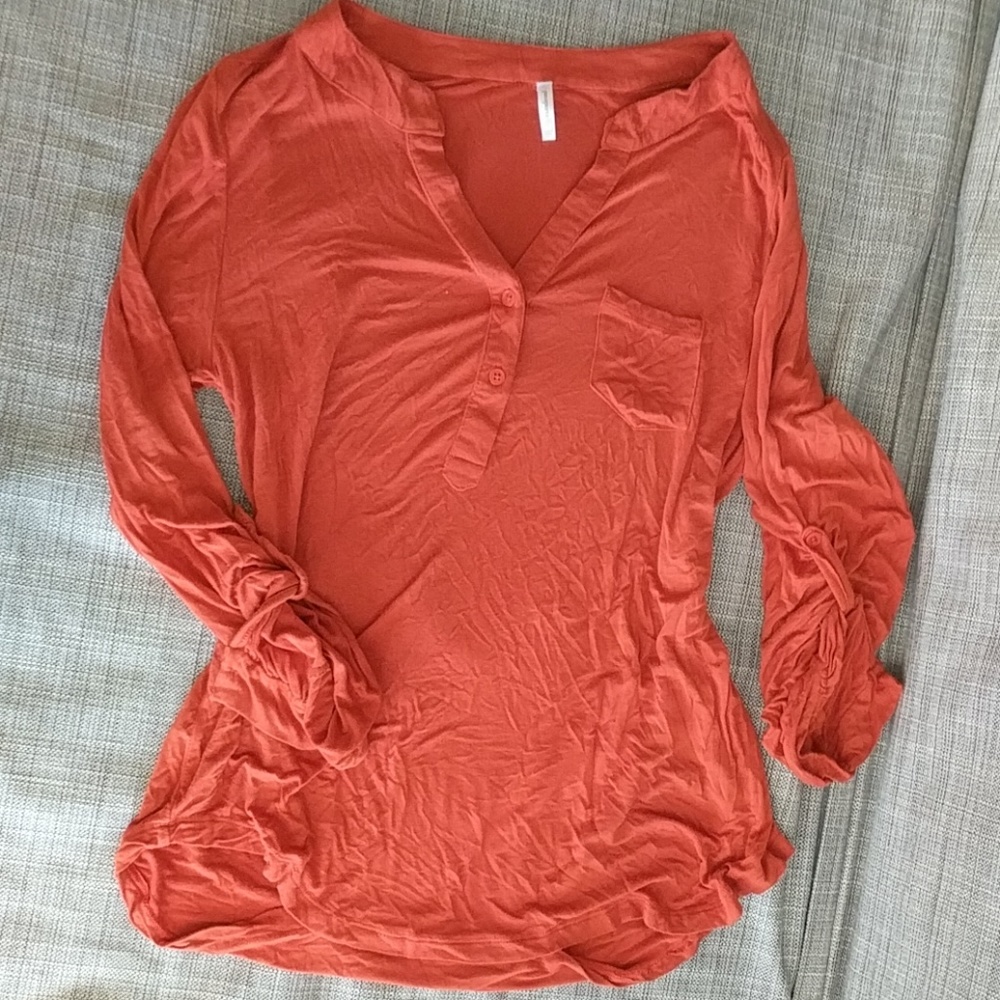 Burnt Orange Blouse